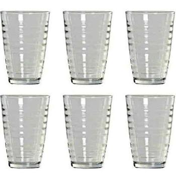 Set De Vasos Dkd Home Decor Cristal (300 Ml) (6 Pcs