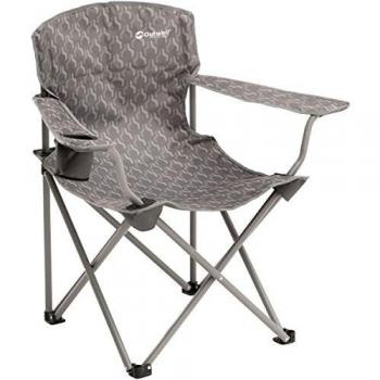 Outwell Woodland Hills Silla Plegable, Plata, 80 x 55 x 82 cm