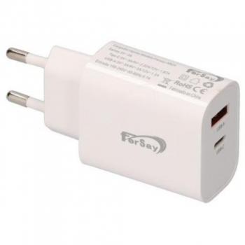 Cargador Fersay AR24 1 USB 1 USB C Carga Rápida