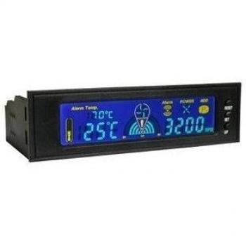 Mailanda - Pantalla de control de la Temperature de tu Ventilador y de votre PC - LCD Color 5,25