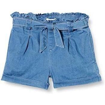 NAME IT Nmfbecky Dnmalmas 2374 Shorts Pantalones Cortos de Jean, Medium Blue Denim, 92 para Niñas