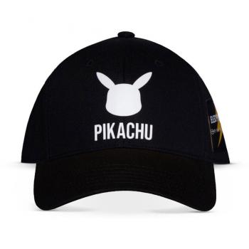 Gorra de béisbol Pikachu Black con Silueta del Pokémon en color negro
