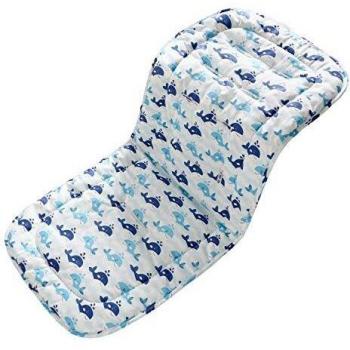 Miracle Baby Cojín Carro Bebe,Colchoneta Silla Paseo Universal Verano Transpirable,Cojín Silla de Paseo para el Cochecito y Asiento de Carro, 100% Algodón, 32x80cm