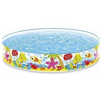 Piscina Intex Beach 152 x 25 cm - Capacidad máxima 450 litros, edad recomendada 3+