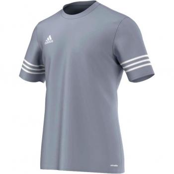 adidas Entrada 14 Jsy - Camiseta para hombre, color plateado / blanco, talla 128