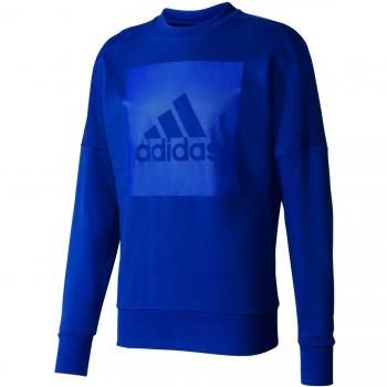 adidas Sid Brandedcrew Sudadera, Hombre, Azul