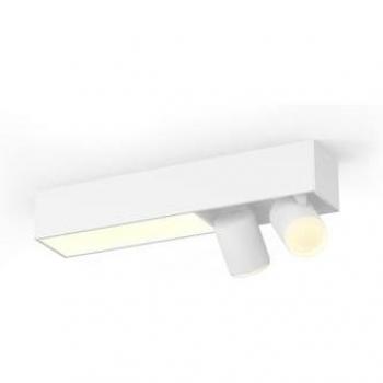 Luz de Techo Philips Hue Centris 2 Spots LED Blanco y Color Ambiance 1560lm GU10