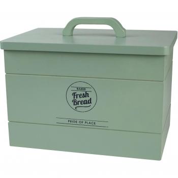 Caja de Madera para Pan - Color Verde Antiguo - Por T&G Woodware - Gama Pride of Place - 10513