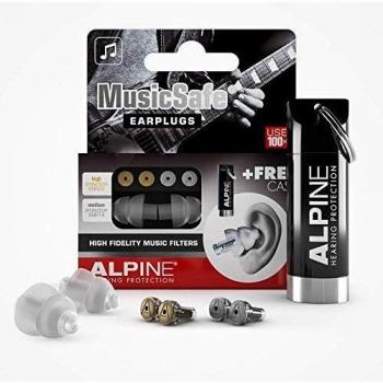 Alpine MusicSafe High-Fidelity Earplugs for Musicians with Interchangeable Filters