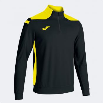 Joma Championship VI Men's 1/2 Zip Sweatshirt - Black/Yellow