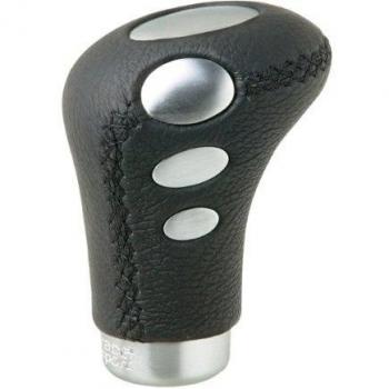 SUMEX 8000880 - Pomo Cambio ALU - Piel Matador, Color Negro