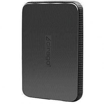 Cirago 2tb disco duro externo portatil resistente a los golpes 25 inch usb 30 para pc mac macbook chromebook xbox ps4 negroz
