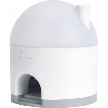 Proyector Giostar House Innogio para Bebé - Proyector de luz suave, proyecciones de estrellas y luna, música relajante, temporizador automático, diseño compacto y portátil