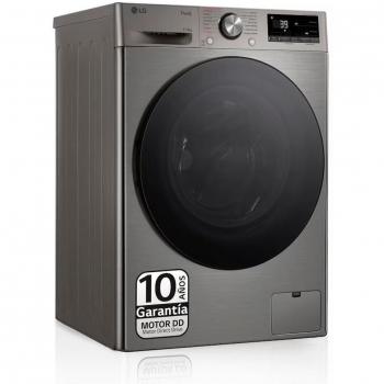 LG F4DR7011AGS Lavasecadora de Carga Frontal 11 kg Lavado/6 kg Secado, 1400 RPM, AI Direct Drive, TurboWash 360º, Vapor, Acero Inox