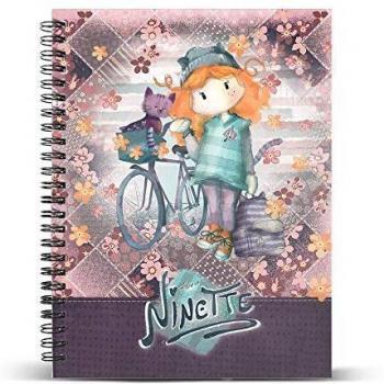 Forever Ninette Bicycle-Cuaderno DIN A4