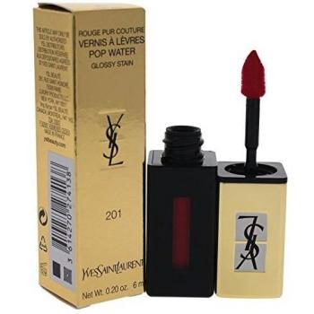Yves Saint Laurent Rouge Pur Couture Pop Water Glossy Stain 201-Dewy Red Pintalabios - 6 ml