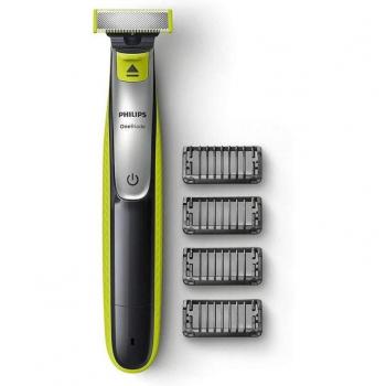Philips OneBlade QP2530/20 Afeitadora Eléctrica Recargable con Tecnología de Corte Doble, Uso en Seco y Húmedo