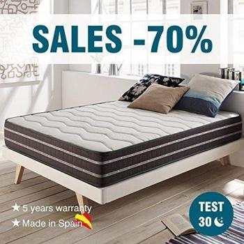 Colchón Viscografeno Luxury Grafeno Anti Estrés 27cm Todas las Medidas