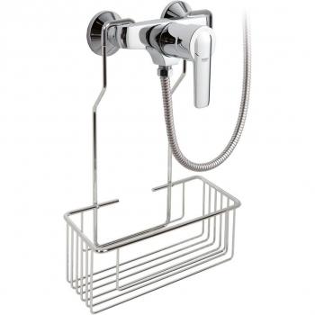 Jabonera de rejilla rectangular para colgar en grifo Beltrán 3026