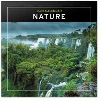 Calendario de pared 2025 30x30 cm Naturaleza con planificador mensual y espacio para anotar e ilustraciones multicolores
