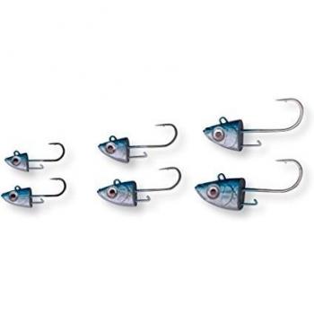 Savage Gear Cabeza PLOMADA 3D Sardine JIGGHEADS - Paquete DE 2-28, by 2, N°4/0, 13.5