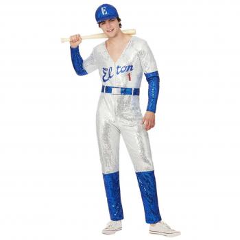 Elton John Deluxe Sequin Baseball Men's Costume