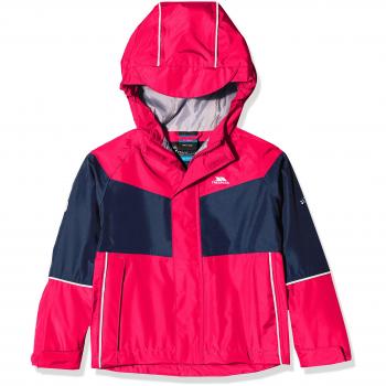 Trespass Ossie – Chaqueta Impermeable niño, Color Frambuesa, tamaño L