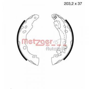 Metzger 982 Juego de zapatas de frenos