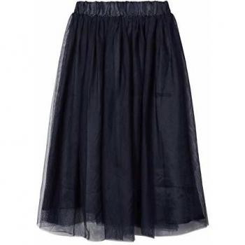 NAME IT NKFFREECENA - Falda de Tul Larga Azul Oscuro