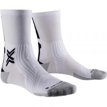 Calcetines X-Socks Bike Perform Crew, Unisex adulto, color Arctic White/Opal Black, talla 39-41