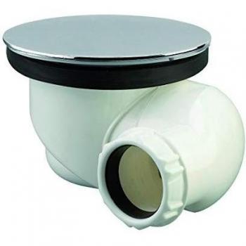 Bonde de ducha NF tipo hambriento Ø90 con salida orientable y tapa en ABS