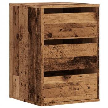 Cajonera Esquina Madera Ingeniería Roble Envejecido 40x41x58 cm
