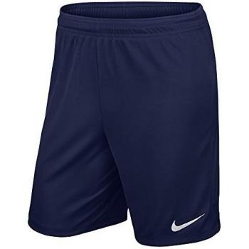Nike Yth Park II Knit Short Wb - Pantalón corto para niño, color azul marino / blanco