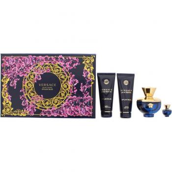Versace Dylan Blue Pour Femme 4 Piece Gift Set