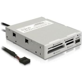 Lector de tarjetas Delock USB 2,0 8,89 cm 34-in-1
