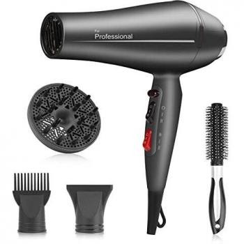 Faszin Secador Pelo Ionico, 2400w Secador De Pelo Profesional SúPer RáPido, TecnologíA Triple-L Plus