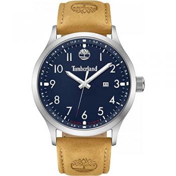 Reloj Analógico de Hombre Timberland Trumbull con Correa Plateada y Función de Fecha - Modelo TDWGB0010103
