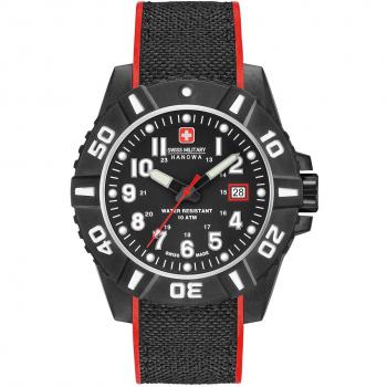 Reloj Hombre Swiss Military Hanowa SM06-4309.17.007.04 Negro, tipo de producto: Reloj, características: diseño elegante, caja de acero inoxidable, resistencia al agua hasta 100 metros, movimiento de cuar