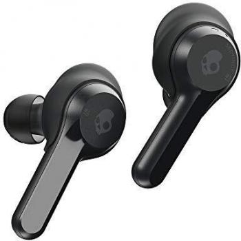 Skullcandy Indy True Wireless Earbuds with Bluetooth Microphone, IP55 Sweat, Water, and Dust Resistance, 16-Hour Battery Life - Black, One Size