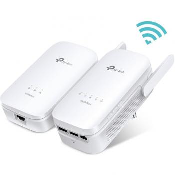 TP-Link AV1300 Gigabit Powerline Wi-Fi Adapter Kit with 3 Ethernet Ports