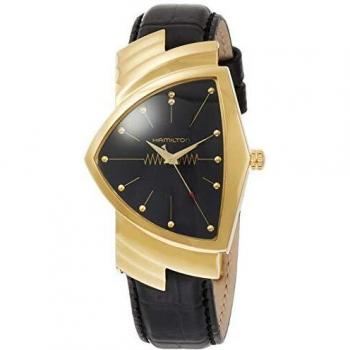 Hamilton Ventura Men's Quartz Watch with Leather Strap H24301731