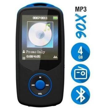 Reproductor MP3 Bluetooth 4Gb X06 Azul