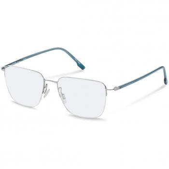 Rodenstock R7144 B Gafas Recetadas para Hombre Plateadas con armazón plateado y lentes de 56 mm