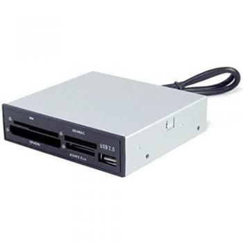 Gembird FDI2-ALLIN1-AB - Lector Interno de Tarjetas de Memoria, 3.5, USB 2.0, Negro
