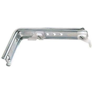 Riel Chyc 5431647 Soporte Doble para Riel Aluminio Blanco Reforzado, 0, Multicolor, X-Large