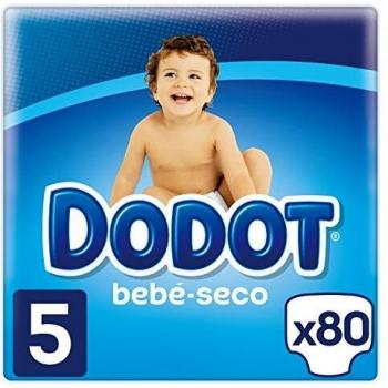 Dodot Bebé-Seco Pañales Talla 5, 74 Pañales, 11-16kg, Hasta 12h de Protección Anti-fugas