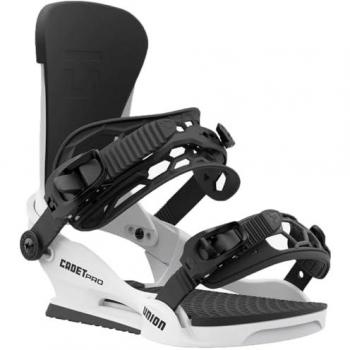 Fijaciones de Snowboard UNION Cadet Pro 2024 blancas, para junior, modelo M