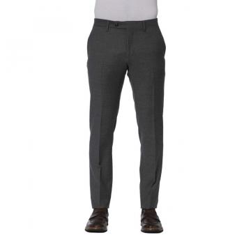 Trussardi Gray Polyester Suit Trousers - IT44 | XS, Male, Zipper Pockets