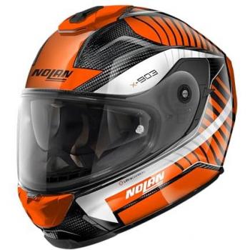 Casco Integral Nolan X-903 Ultra Carbon Naranja
