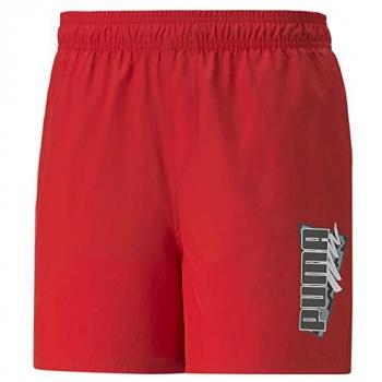 Pantalón Corto Puma Summer Graphic Woven Shorts 5 para hombre en color rojo